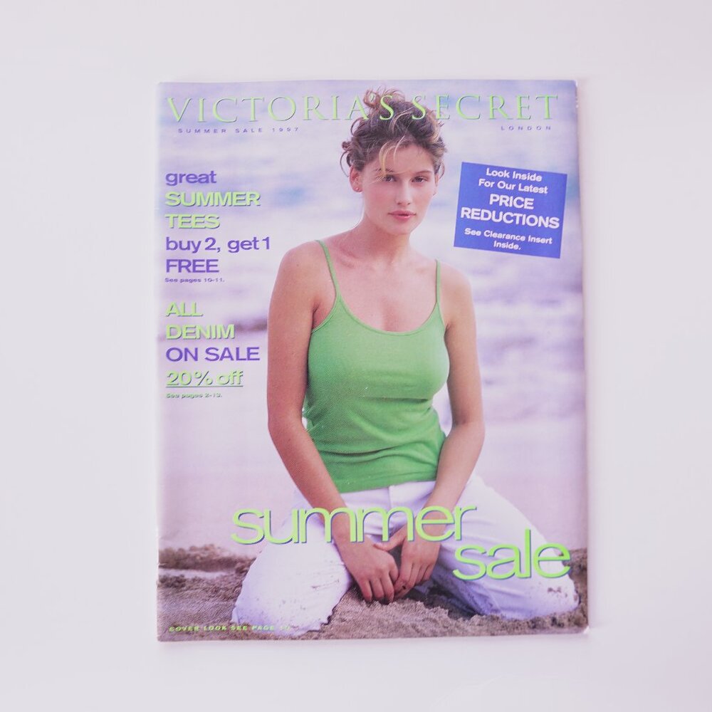 Victoria’s Secret Summer Sale 1997 Catalog Vintage 90s Angel Era